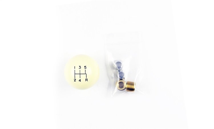 MANUAL SHIFT KNOB 5 SPEED IVORY