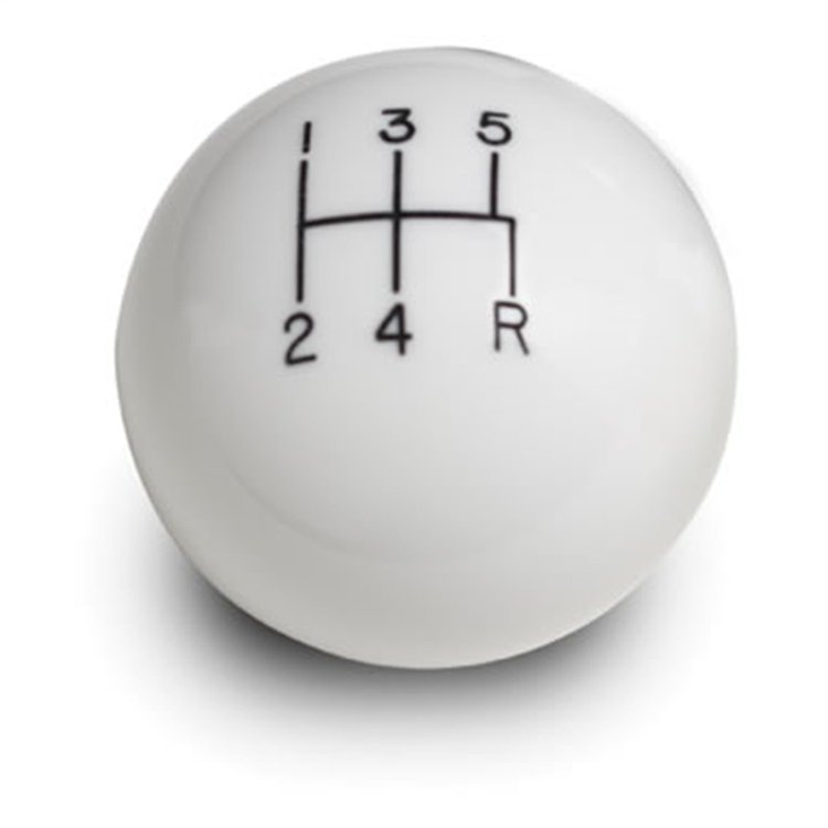 SK-6874 White Shifter Knob 2" Diameter