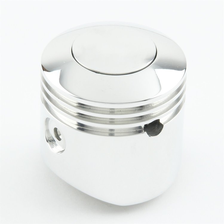 POLISHED PISTON WITH PLAIN BUTTON