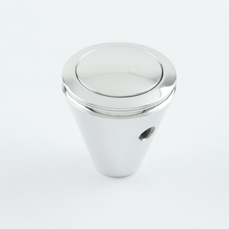 Auto Transmission Shifter Knob For Powerglide Polished Lokar High Tech Knob Plain Button
