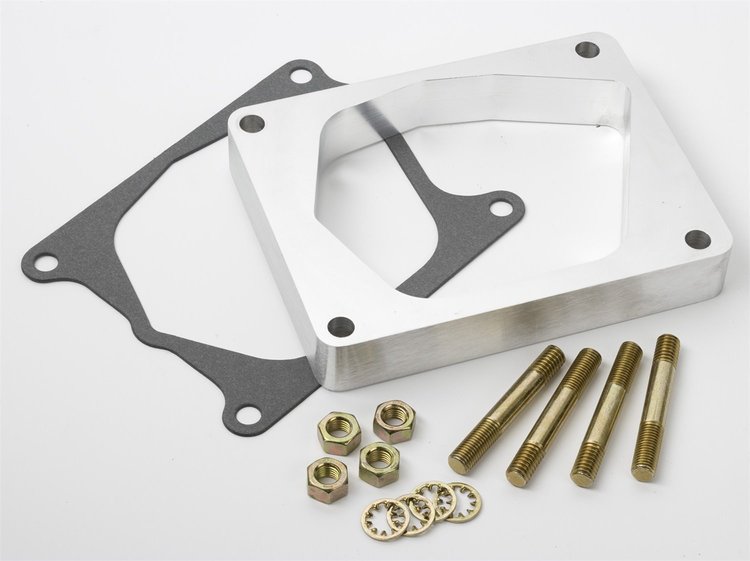 Edelbrock Pro-Flow Injection Spacer Only Bushed Aluminum Finish
