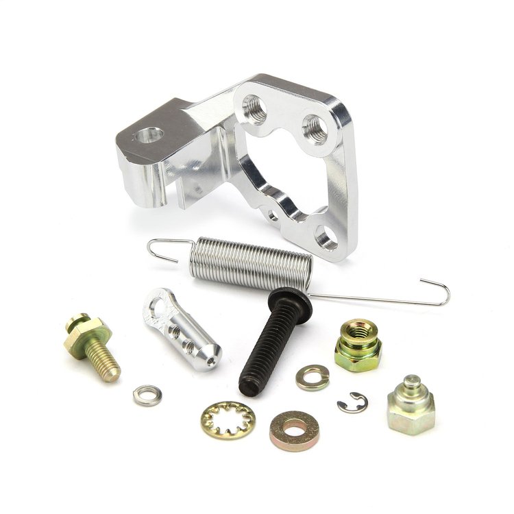 TCB-40HS2 Throttle and Kickdown Cable Mounting Bracket for Holley Sniper 2 EFI [Brite Finish]