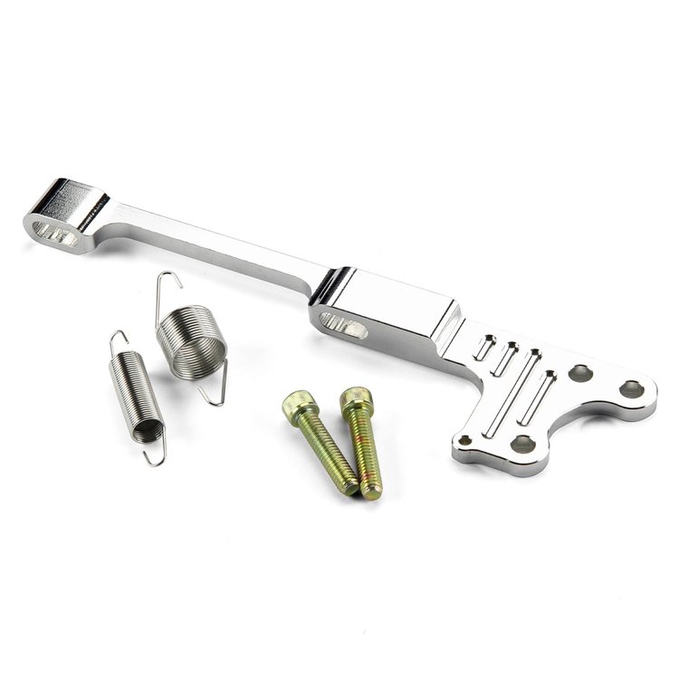 TCB-40SD2 Street Demon Throttle/Kickdown Cable Mounting Bracket Polished Aluminum