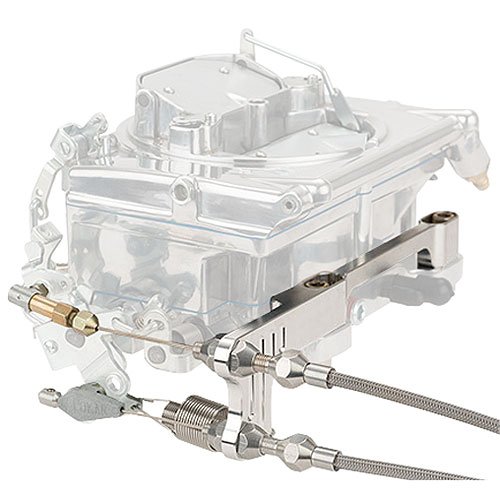 TCB-40SD2K1 Street Demon Throttle/Kickdown Cable Bracket Kit Polished Aluminum Includes: