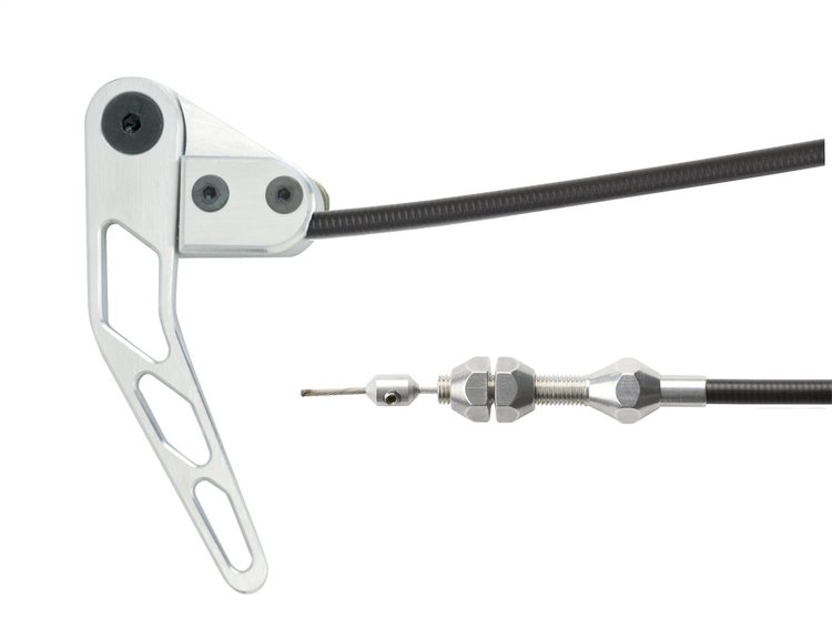 TR-1200U Trunk-Release Cable Kit Brushed Aluminum Handle Assembly