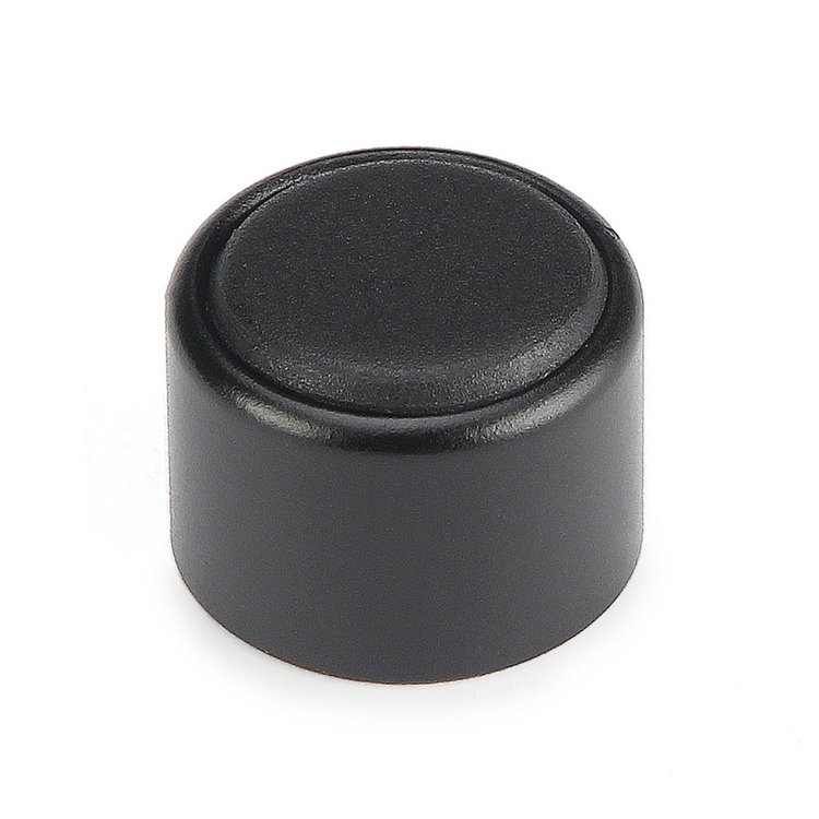 XBAG-013RM Dimmer Switch Cover, 0.875 in. Black, Billet Aluminum