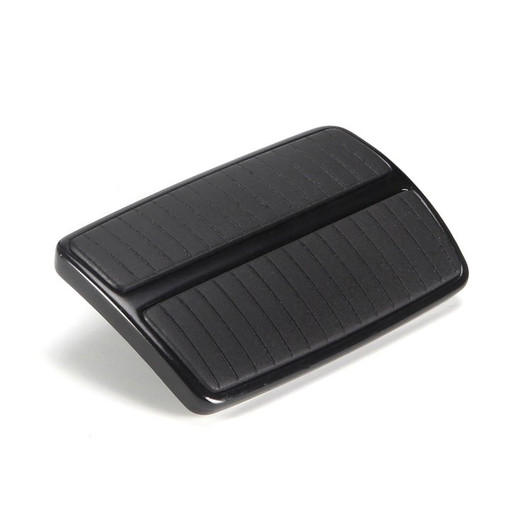 XBAG-014RM Brake Pedal Pad, Black, Auto Brake Pedal, Billet Aluminum, w/Power Brake Pedal