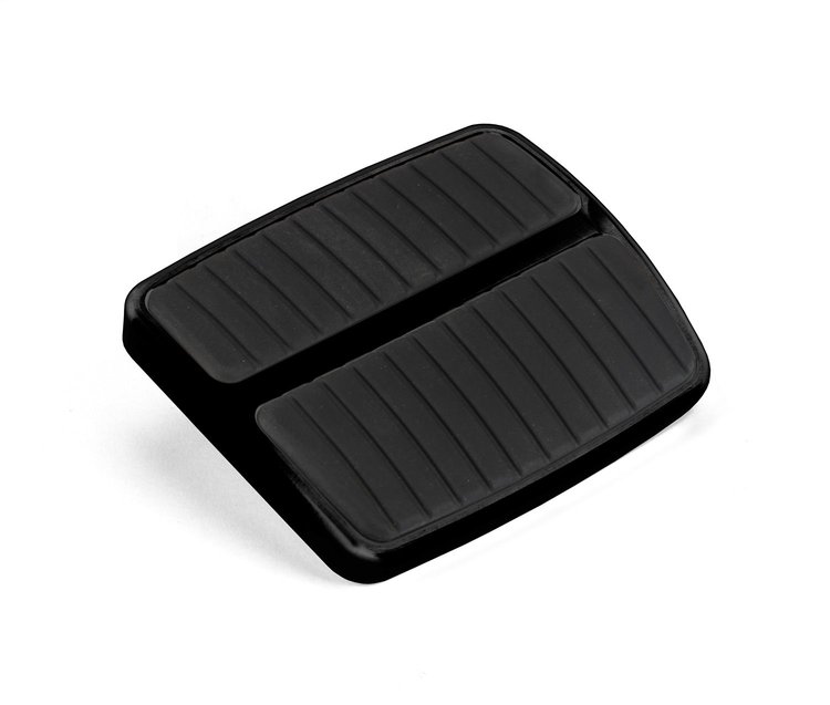 XBAG-016RM Brake Pedal Pad, Black, Brake/Clutch Pedal, Billet Aluminum