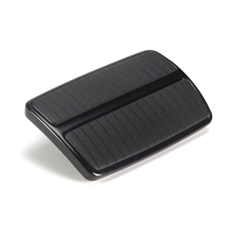 XBAG-017RM Brake Pedal Pad, Black, Brake/Clutch Pedal, Billet Aluminum
