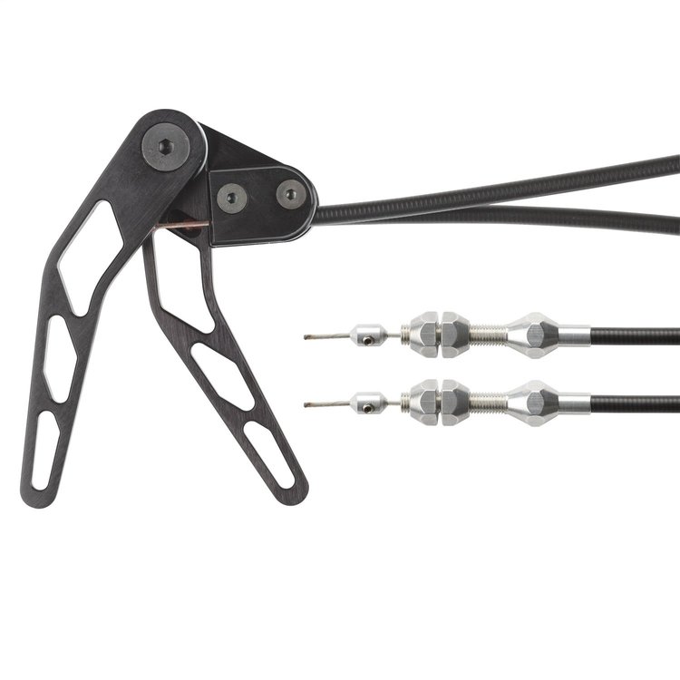 Combination Hood & Trunk Cable Kit Black Handle Assembly (Midnight Series)