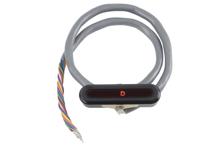 BLACK ALUMINUM LED HORIZONTAL DASH INDICATOR BEZEL 350/400/C4/C6/727/904/518/TH-200