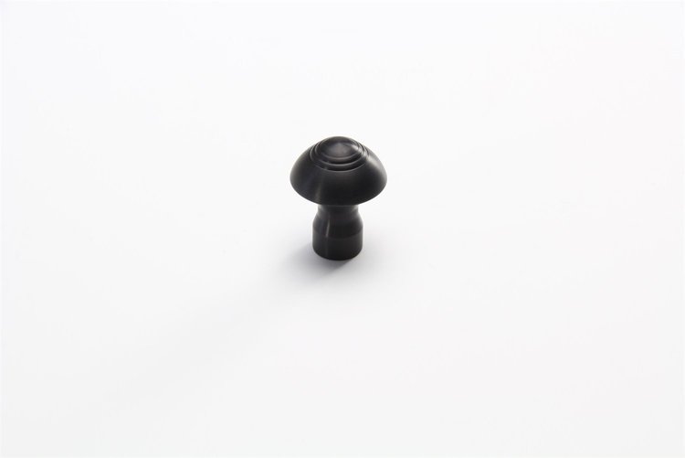 XDK-001 Dash Knob, 3/16 in. Size, Deco Style, Black