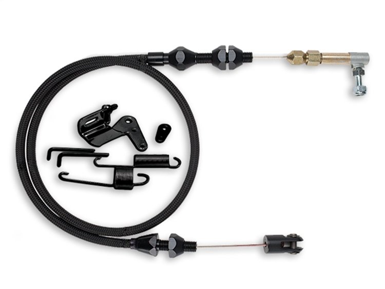 XDP-1000HT36 Duo-Pak Hi-Tech Throttle Cable, Bracket & Spring Kit Universal