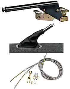 XEHB-7000FK1 Floor Mount Hand Operated Emergency Brake Kit 10" Hand Lever