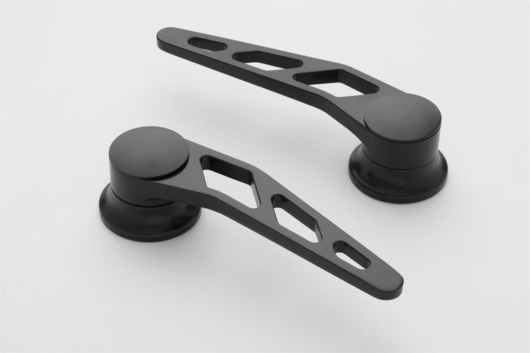 XIDH-2010 Black Billet Aluminum Door Handle Ford Pre 1949