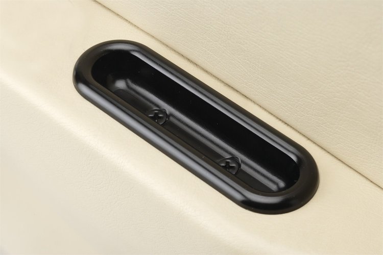 XIDP-2004 Oval Shape Arm Rest Door Pulls Midnight Series, Black Finish 2/pkg