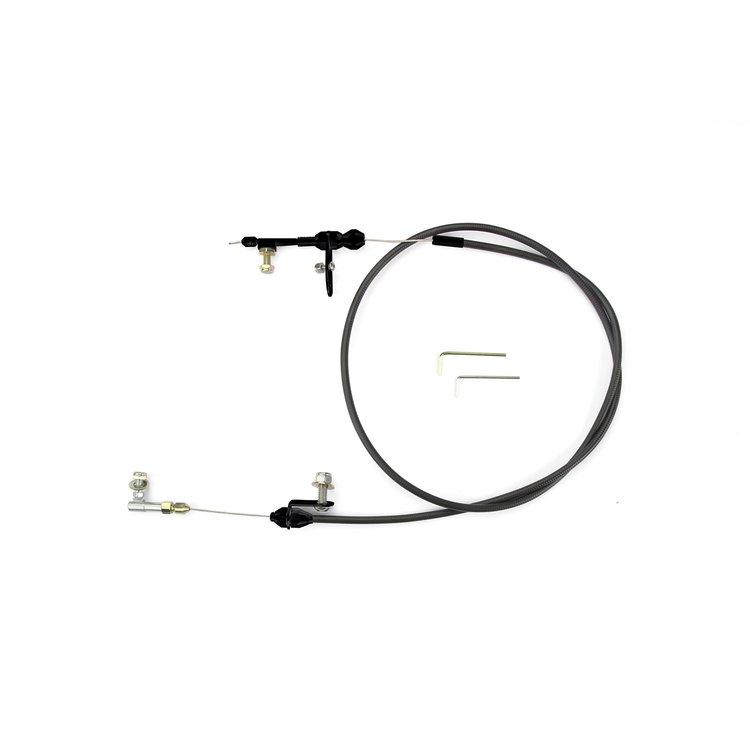 XKD-20PGU Hi-Tech Kickdown Kit, U-Cut-To-Fit, Incl. Black Fittings w/Ferrule/Instructions, Black Housing, Black Finish