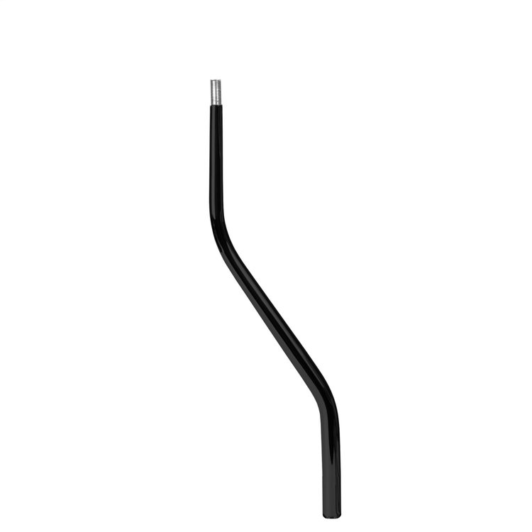 XRLK-69014 Lever Conversion Kit, 16 in. Double Bend Lever, No Bottom Threads, Black Finish
