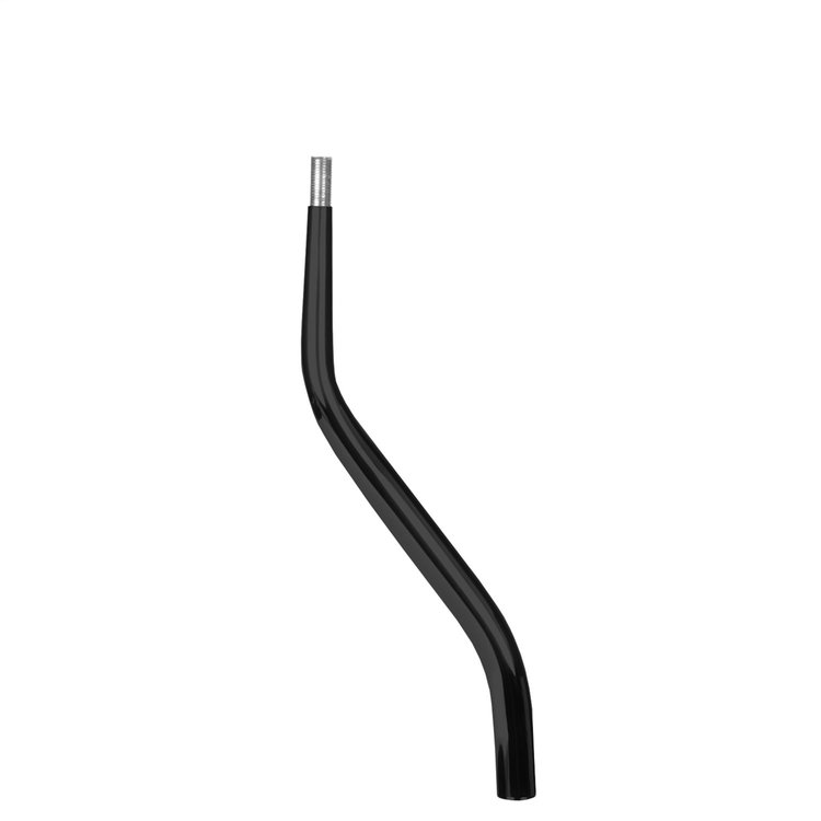 XRLK-69019 Lever Conversion Kit, 12 in. Double Bend Lever, No Bottom Threads, Black Finish