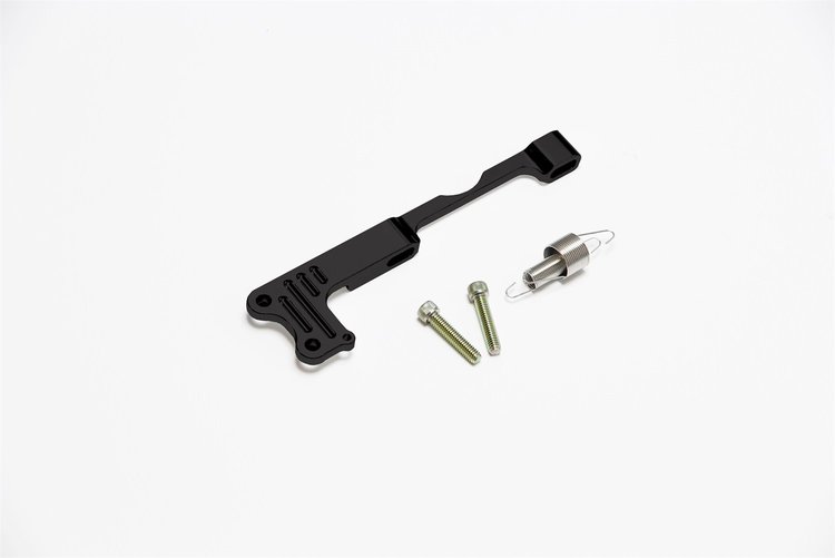 XTCB-40HS1 Throttle and Kickdown Cable Mounting Bracket for Holley Sniper EFI [Black Billet]