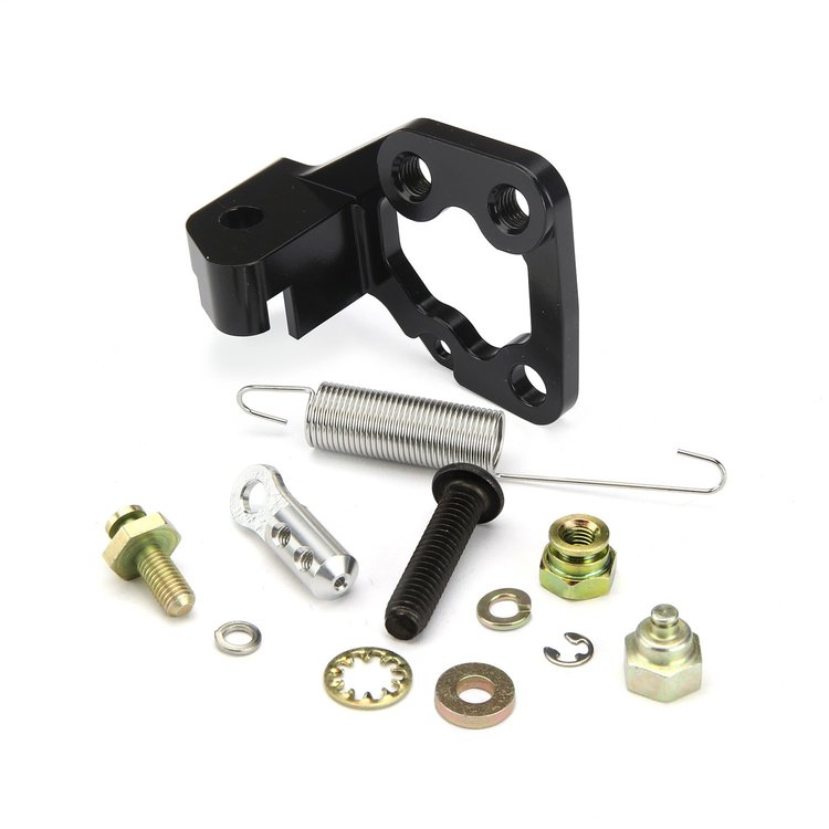 XTCB-40HS2 Throttle and Kickdown Cable Mounting Bracket for Holley Sniper 2 EFI [Black Anodized]