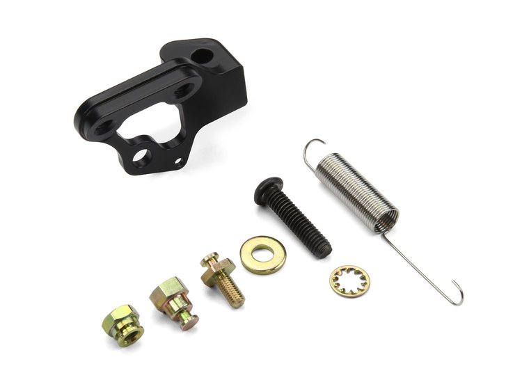 XTCB-40PF4L1 Throttle/Kickdown/Cruise Control Cable Mounting Bracket, Fits w/Edelbrock Pro-Flo 4 w/4150 Throttle Body, Black