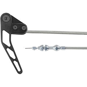 Trunk Release Cable Kit Midnight Series, Black Finish Handle Assembly