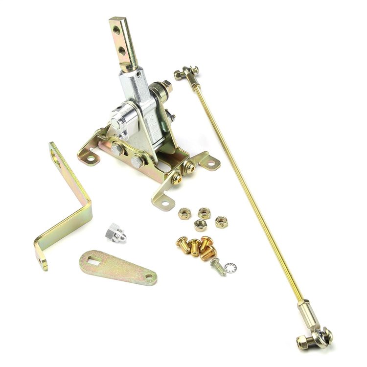 GS4L60ET Gated Automatic Shifter, For GM 4L60E, w/2 Bolt Spud No Lever Or Knob, Incl. Brackets/Neutral Saftey Switch/ Hardware