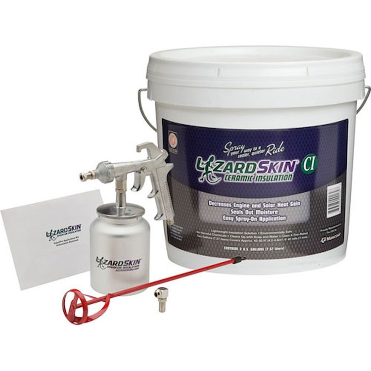 Ceramic Insulation Application Kit Includes 2 Gallon Black Ceramic Insulation