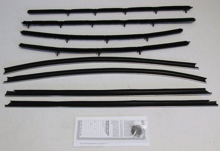 1968 SKYLARK 2 DOOR HARDTOP FELTKIT W/O SPEC. MOULDING