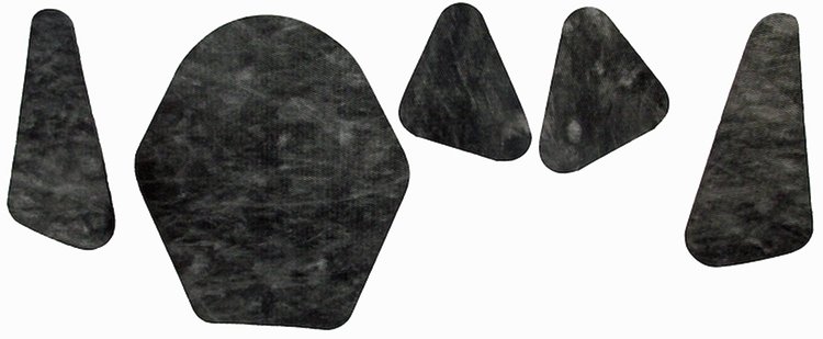 1966-67 E BODY HOOD INSULATION