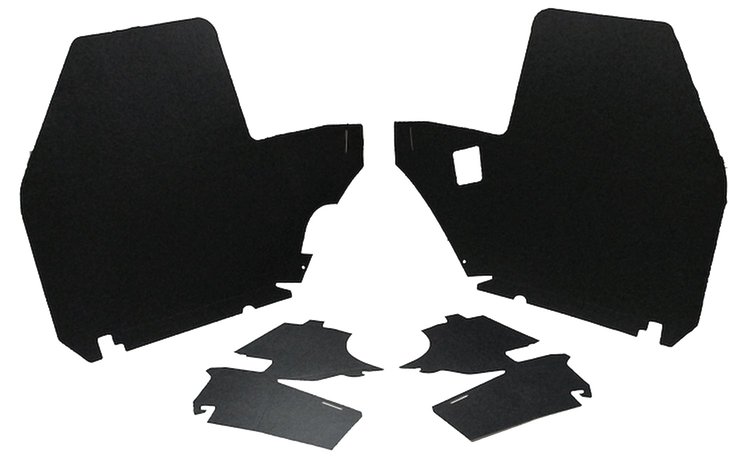 1967 WILDCAT BLACK CONVERTIBLE TRUNK BOARDS 4 PCS