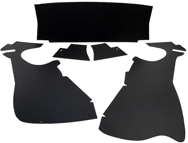 1954-56 ROADMASTER 2 DR HT BLACK TRUNK BOARDS