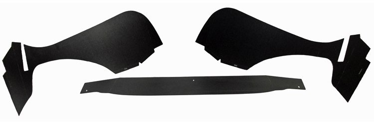 1957 BUICK ROADMASTER 4 DR HT GRAY TRUNK BOARDS 3 PCS