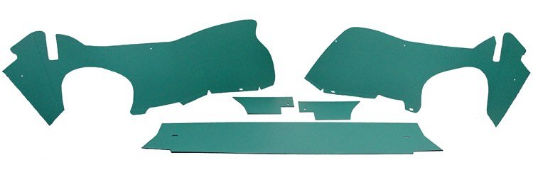1954-56 ROADMASTER 2 DR HT METALLIC GREEN TRUNK BOARD