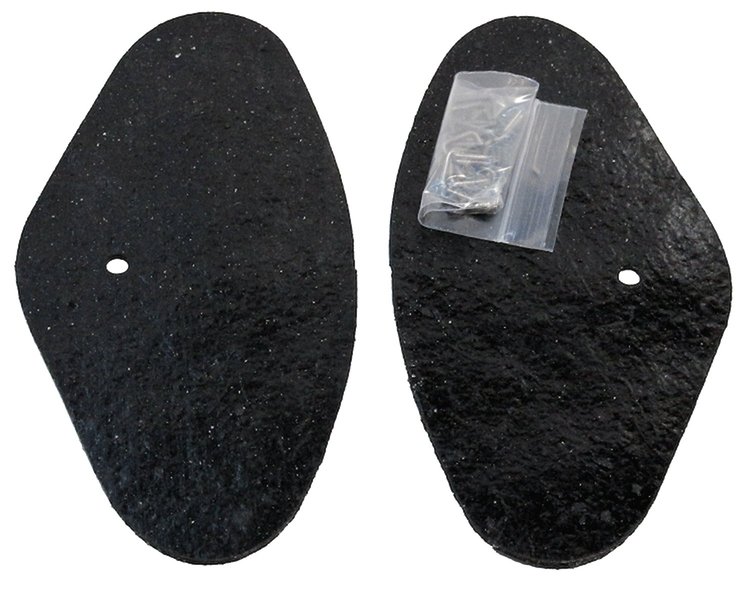 1956 TAILLIGHT DUST SHIELDS WITH STAPLES