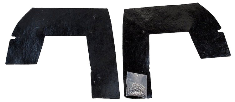 1957 TAILLIGHT DUST SHIELDS WITH STAPLES