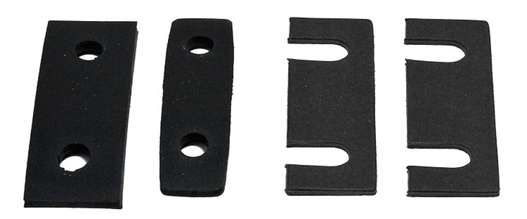 1955-57 RADIATOR SADDLE CUSHIONS/SHIM SET