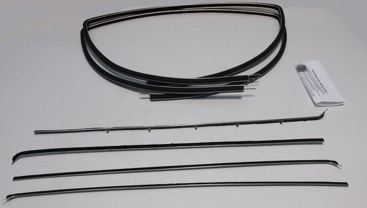 1955-57 SEDAN DELIVERY W/O VENT WINDOW DELUXE WINDOW WEATHERSTRIP KIT