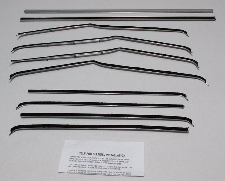 Felt Kit for 1955-1957 Chevrolet One-Fifty/Two-Ten Series 4-Door Sedan
