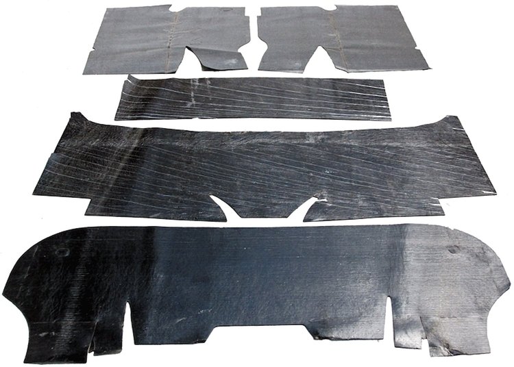 1955-57 CHEVROLET FULL SIZE UNDER CARPET SOUND DEADENER