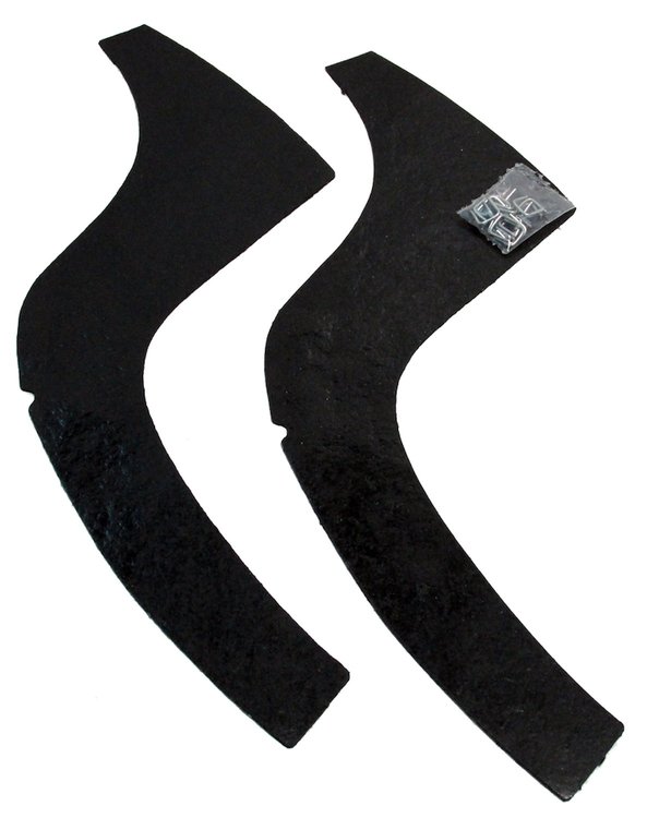 1967-69 CAMARO FRAME DUST SHIELDS WITH STAPLES