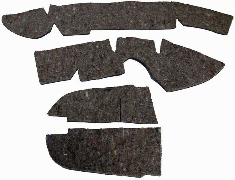 1982-92 CAMARO / TRANS AM REAR QTR INSULATION BOTH SIDES