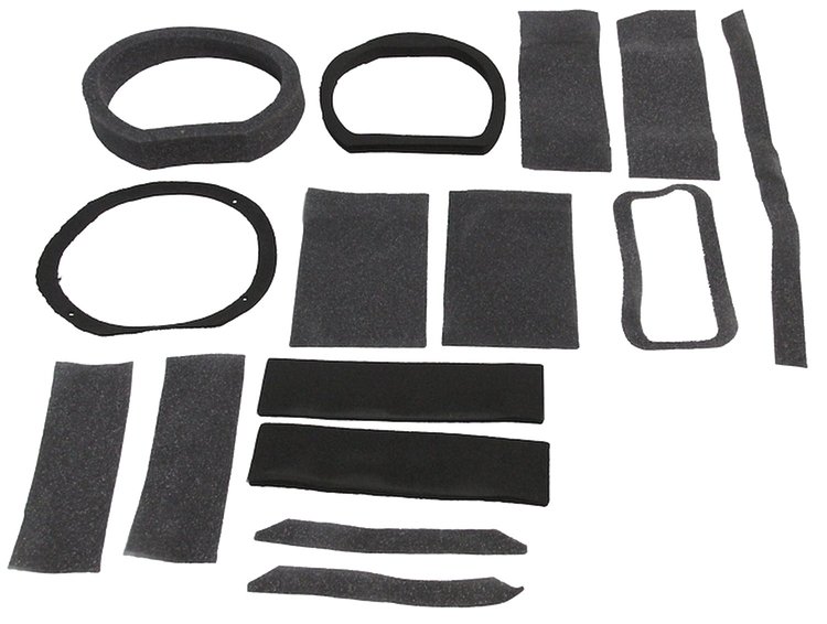 69-70 COUGAR HEATER SEAL KIT W INTEGRAL AIR
