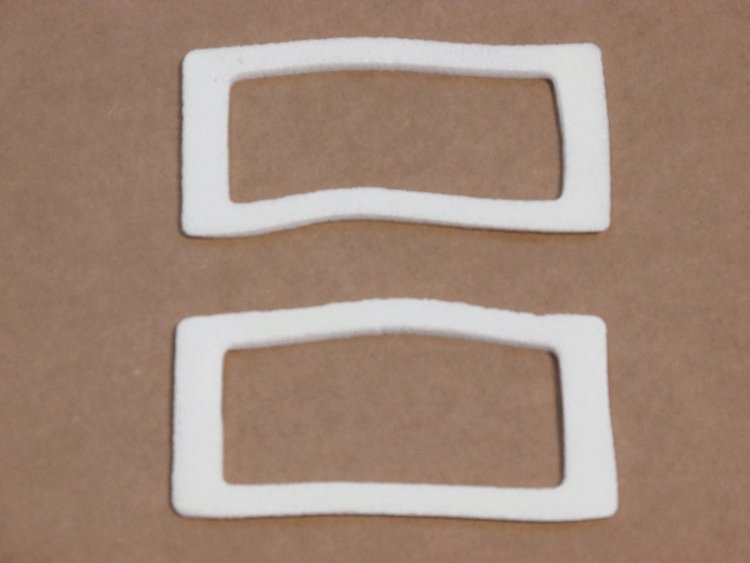 1970 COUGAR REAR MARKER LAMP LENS GASKET PAIR