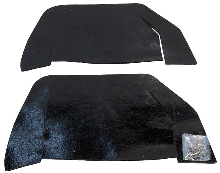 64-65 CHEVELLE A-ARM DUST SHIELDS W STAPLES