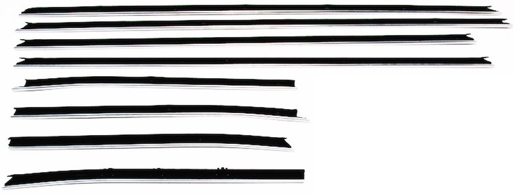 CH151R Replacement Felt Kit for 1970-1972 Chevy Chevelle Convertible