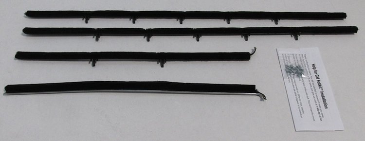 1966-67 CHEVELLE COUPE OUTERS ONLY AUTHENTIC FELTKIT