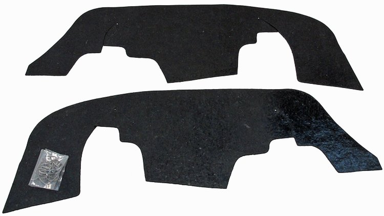 1967 A-ARM DUST SHIELDS W/ STAPLES