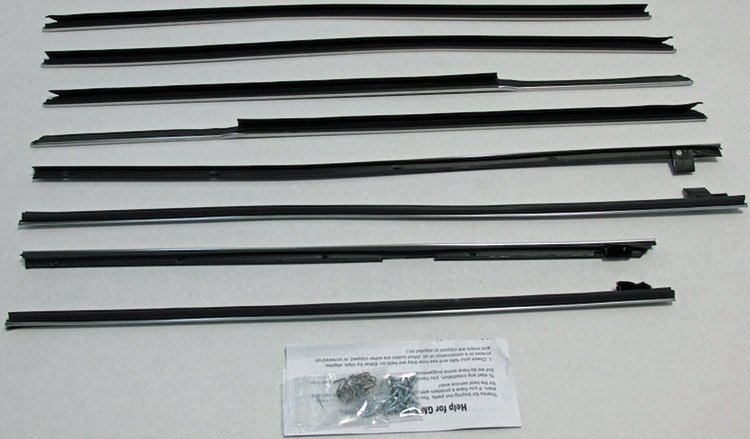 1965-66 CAPRICE 4 DR HARDTOP W/O SPECIAL MOULDING AUTHENTIC FELTKIT
